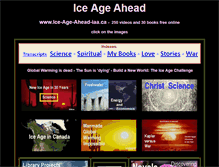 Tablet Screenshot of ice-age-ahead-iaa.ca